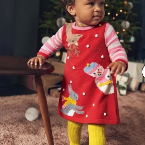 Mini Boden Other - NWT Boden Logo Knitted Dress, size 12-18M